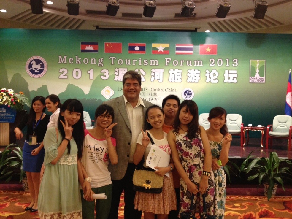 我系作為桂林旅游局合作單位被邀參加2013湄公河旅游論壇